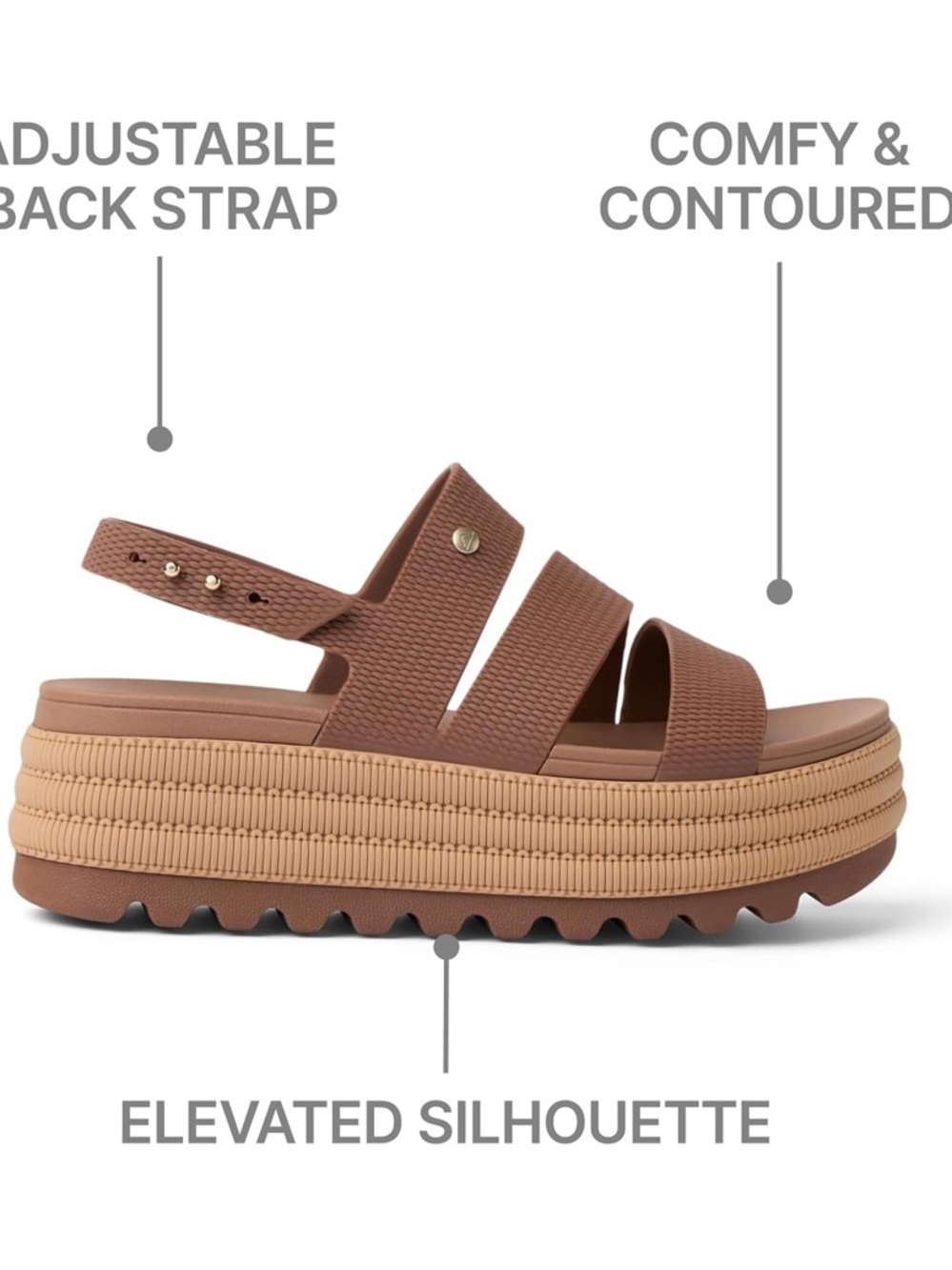 REEF Womens Sandals, Water Vista Higher 2, size 9, NWT - Picture 4 of 7